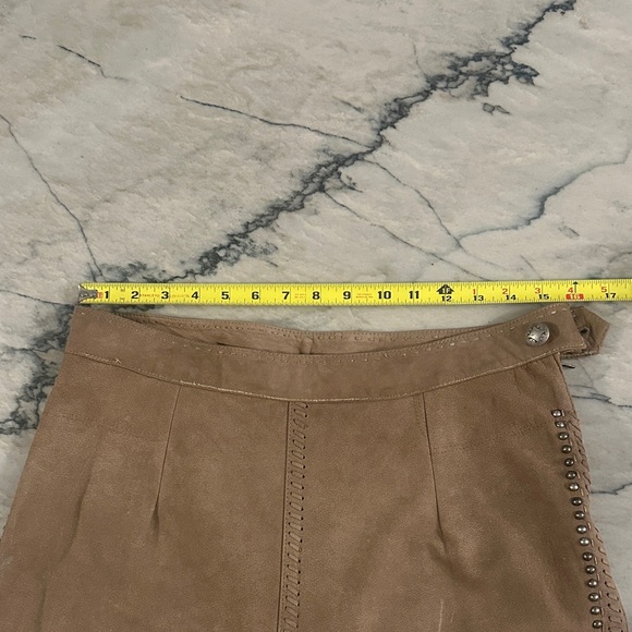 Double D Ranch Tan Suede Fringe Skirt - Picture 12 of 14